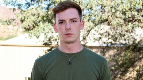 Army guy showing cock