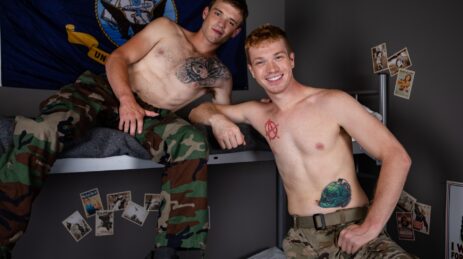 Army guys fucking each other