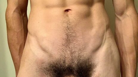 Big hairy uncut cock