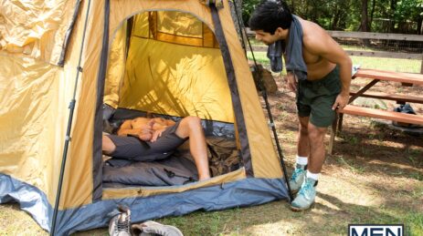 Camping trip gay porn pics