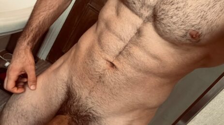 Hunk with a hairy body