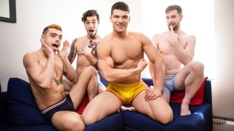 Malik Delgaty gay foursome porn