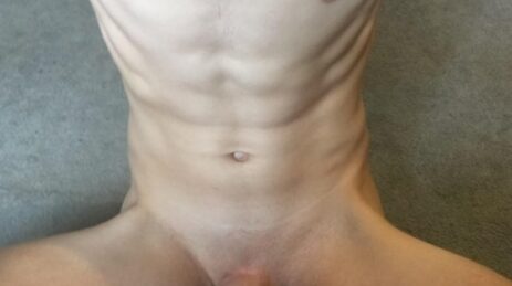 Nude boy with shaved cock