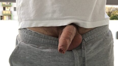 Sexy uncut cock