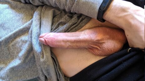 Shaved cock and balls