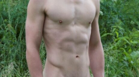 Soft cock boy outdoors